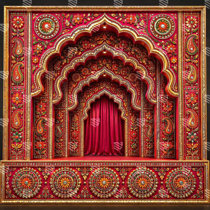 Sanskrit Wisdom Plaque Ganesh Backdrop